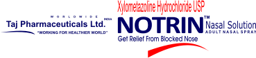 Notrin Xylometazoline nasal 0.05% spray