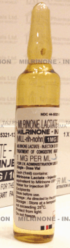 Milrinone 10mg/10ml solution for injection ampoules