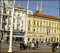 Main town square, Zagreb