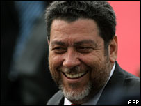 St Vincent & Grenadines PM Ralph Gonsalves