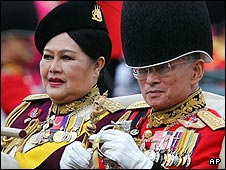 King Bhumibol Adulyadej and Queen Sirikit 