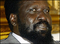 First vice president Salva Kiir 