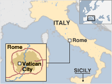 Map of Vatican