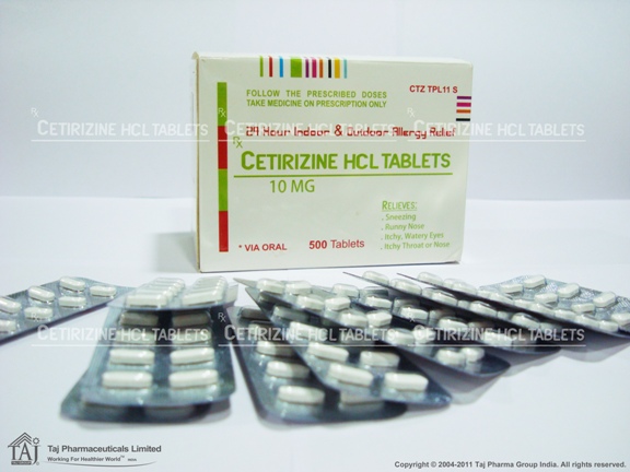Cetirizine HCL tablets