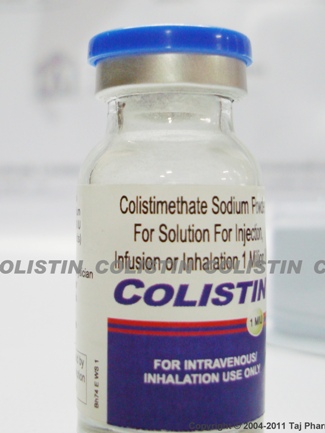 Colistin 1 MIU Colistimethate sodium for injection and inhalation 