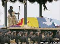 State funeral for King Taufa'ahau Tupou, September 2006 