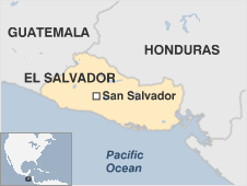 Map of El-salvador