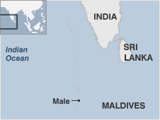 Map of The-Maldives
