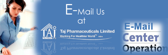 E-mail us, Taj Pharmaceutical email, taj india, check mail ...